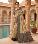 Printed soft silk saree