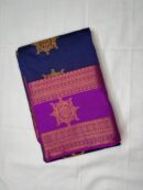 Kanchipuram semi-silk saree